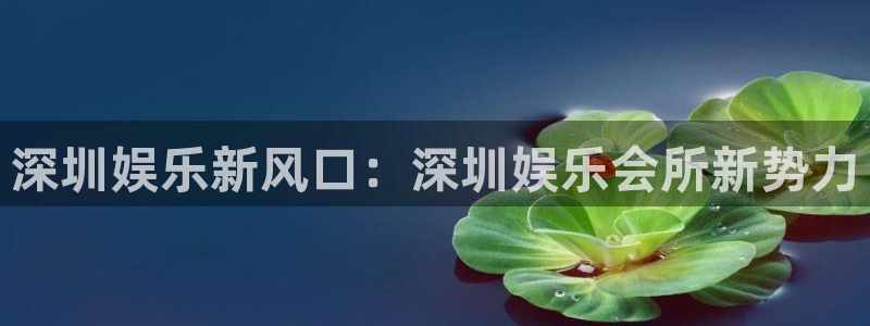 幸运彩com：深圳娱乐新风口：深圳娱乐会所新势力